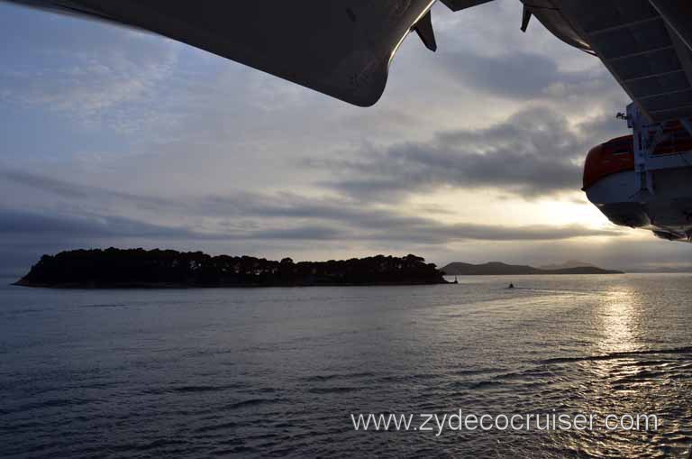 405: Carnival Magic, Inaugural Cruise, Dubrovnik, Sailing away from Dubrovnik, 