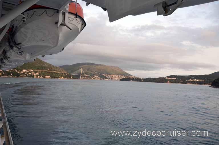 408: Carnival Magic, Inaugural Cruise, Dubrovnik, Sailing away from Dubrovnik, 