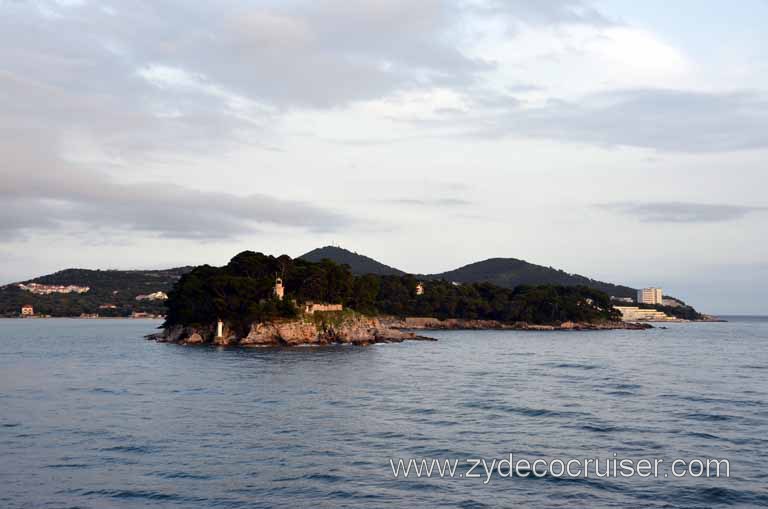 409: Carnival Magic, Inaugural Cruise, Dubrovnik, Sailing away from Dubrovnik, 