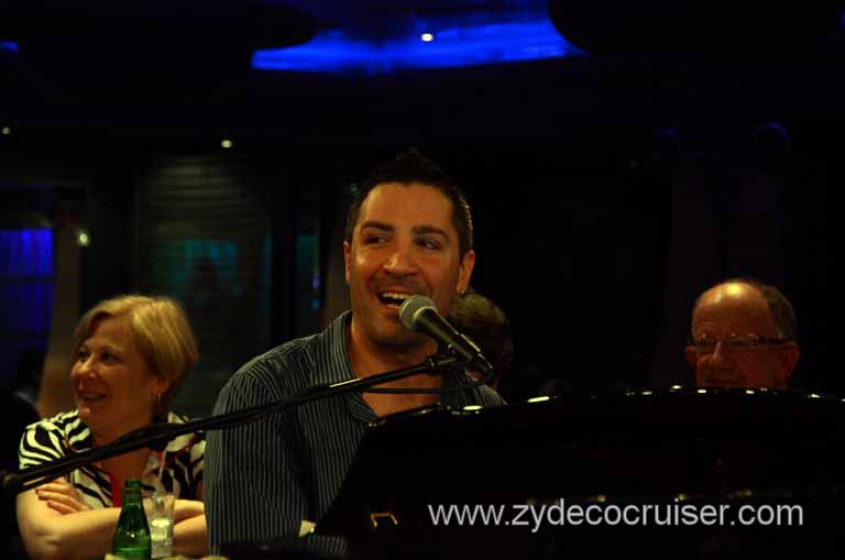 450: Carnival Magic, Inaugural Cruise, Dubrovnik, Piano Man Ron Pass, Play It Again Piano Bar, 