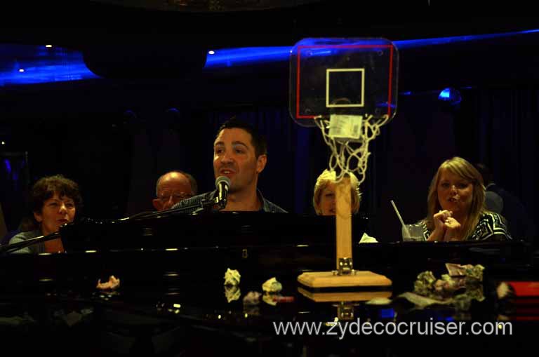 451: Carnival Magic, Inaugural Cruise, Dubrovnik, Piano Man Ron Pass, Play It Again Piano Bar, 