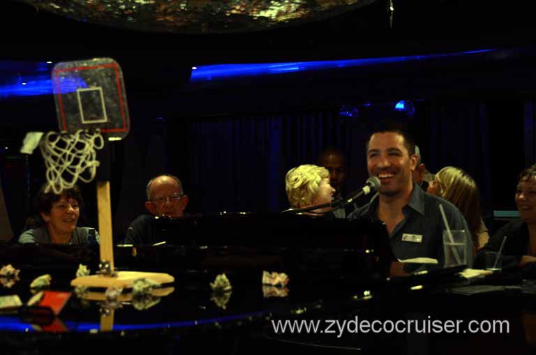 452: Carnival Magic, Inaugural Cruise, Dubrovnik, Piano Man Ron Pass, Play It Again Piano Bar, 