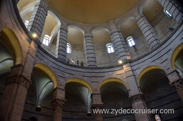 131d: Carnival Magic Inaugural Voyage, Livorno, Pisa and Winery Tour, Baptistery of St John