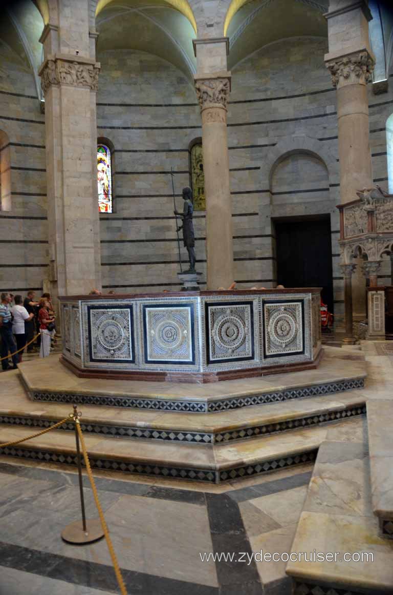 133: Carnival Magic Inaugural Voyage, Livorno, Pisa and Winery Tour, Baptistery of St John
