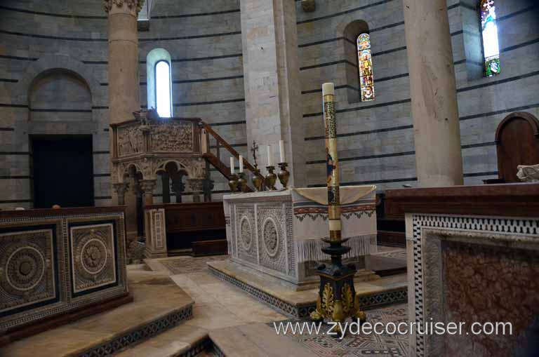 134: Carnival Magic Inaugural Voyage, Livorno, Pisa and Winery Tour, Baptistery of St John