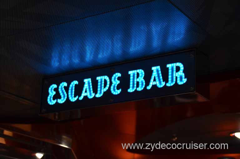 053: Carnival Magic Inaugural Voyage, Monte Carlo, Sea Day 3, Escape Bar