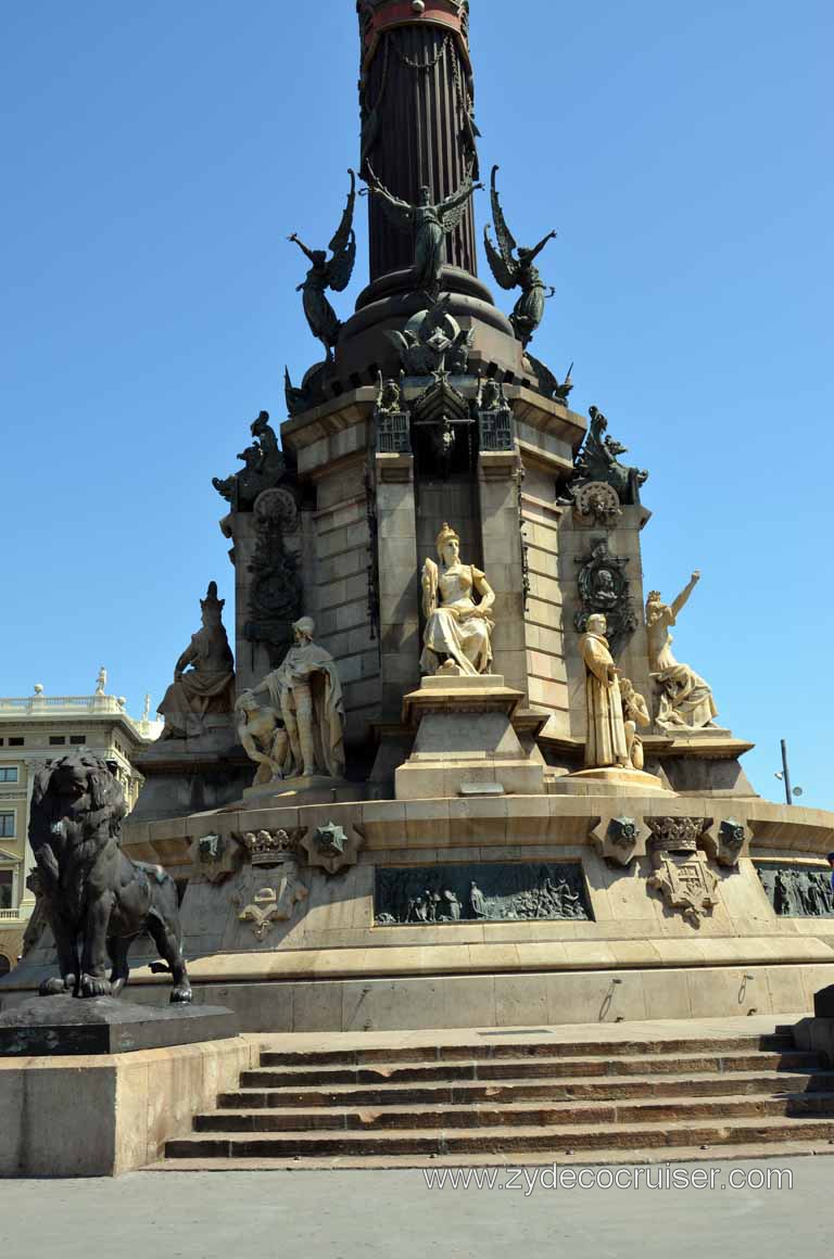 158: Carnival Magic, Grand Mediterranean, Barcelona, Columbus Monument