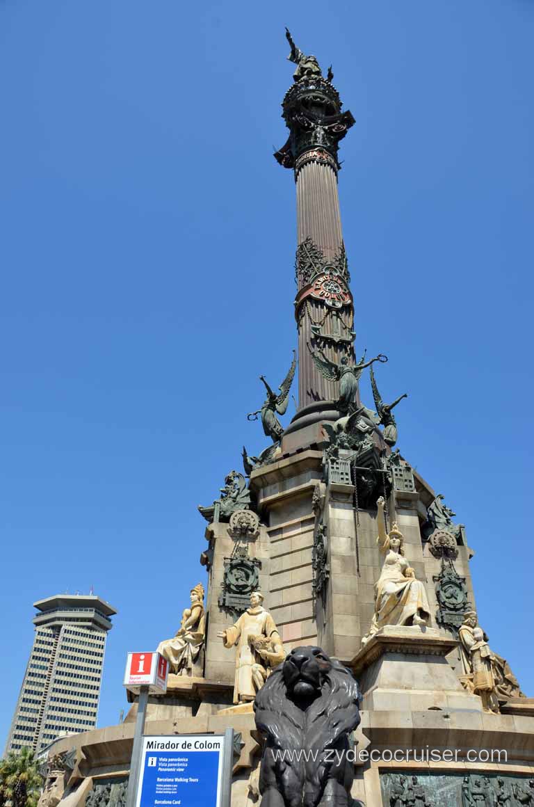 160: Carnival Magic, Grand Mediterranean, Barcelona, Columbus Monument