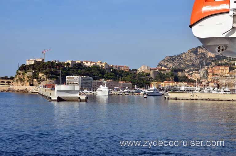 031: Carnival Magic Grand Mediterranean Cruise, Monte Carlo, Monaco, Approaching the dock