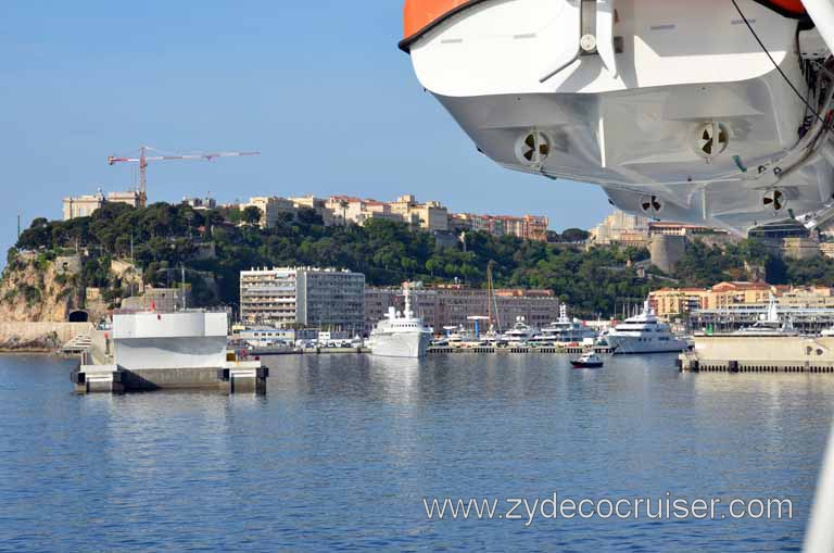 032: Carnival Magic Grand Mediterranean Cruise, Monte Carlo, Monaco, Approaching the dock