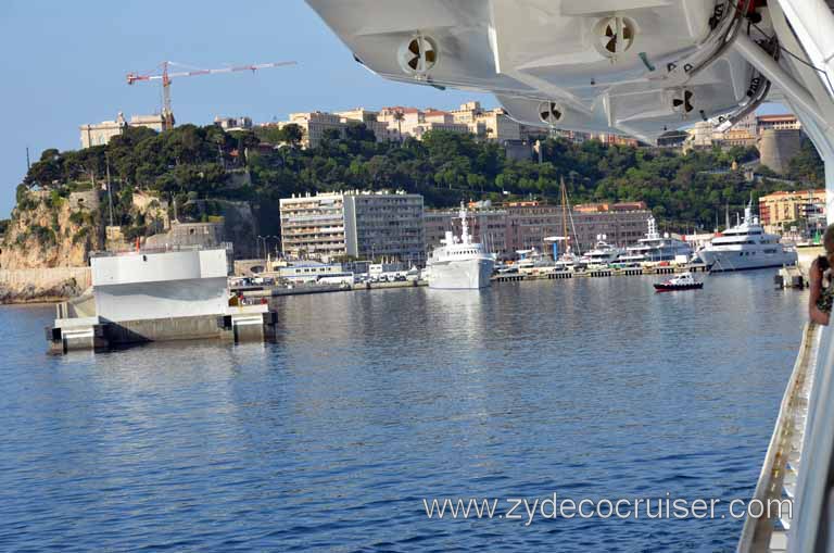 033: Carnival Magic Grand Mediterranean Cruise, Monte Carlo, Monaco, Approaching the dock