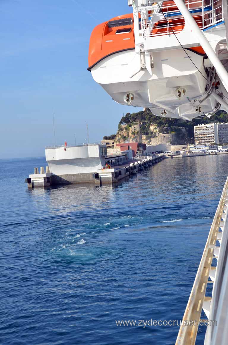 034: Carnival Magic Grand Mediterranean Cruise, Monte Carlo, Monaco, Approaching the dock