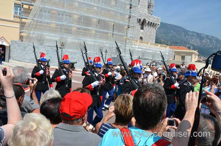 065: Carnival Magic Grand Mediterranean Cruise, Monte Carlo, Monaco, Changing of the Guard, 