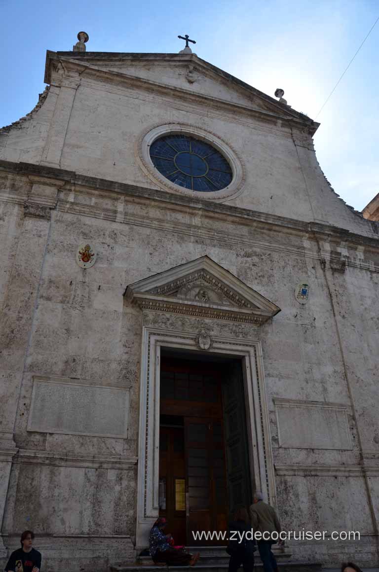 020: Carnival Magic, Rome, Angels and Demons Tour, Church of Santa Maria del Popolo