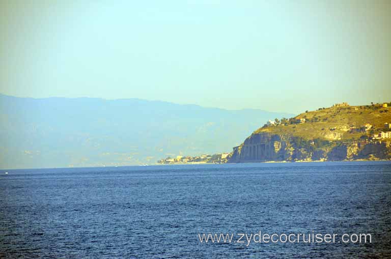 032: Carnival Magic, Mediterranean Cruise, Sea Day 1, Straits of Messina, 