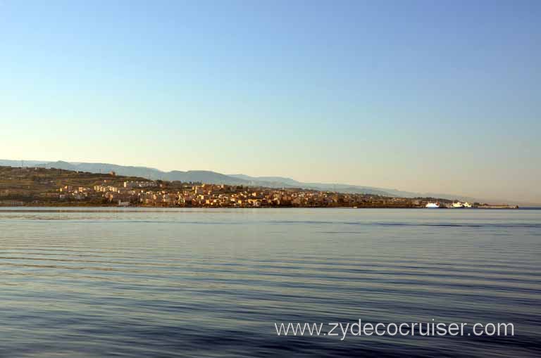 010: Carnival Magic, Mediterranean Cruise, Sea Day 1, Straits of Messina, 