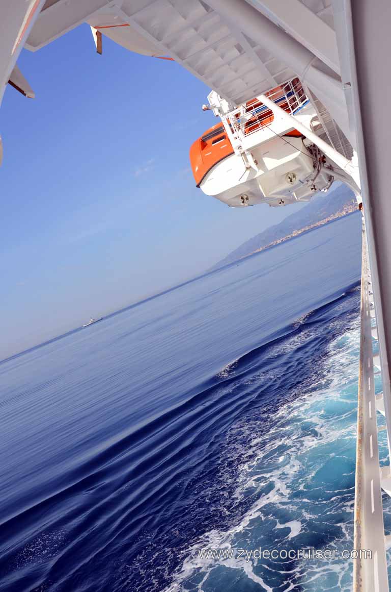 013: Carnival Magic, Mediterranean Cruise, Sea Day 1, Straits of Messina, 
