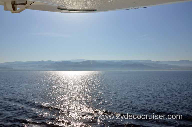 025: Carnival Magic, Mediterranean Cruise, Sea Day 1, Straits of Messina, 