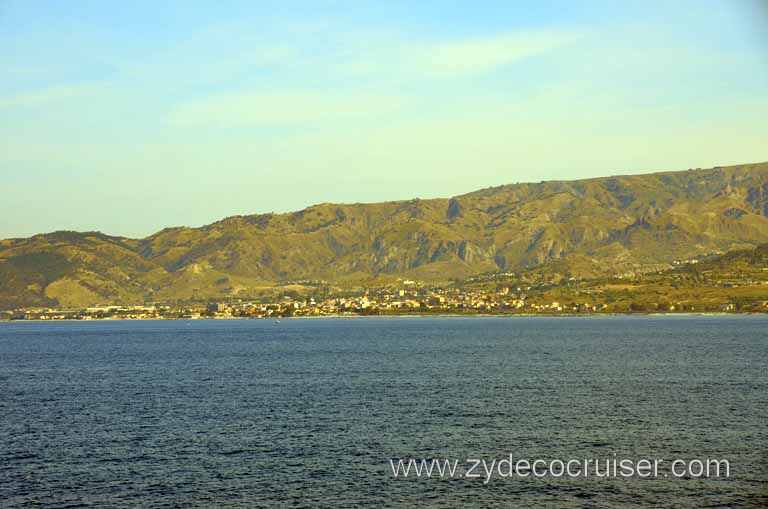 028: Carnival Magic, Mediterranean Cruise, Sea Day 1, Straits of Messina, 