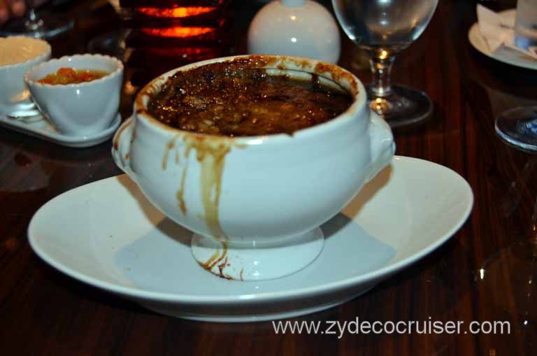 016: Carnival Magic Prime Steakhouse, Baked Onion Soup - Delicious and served in a great bowl