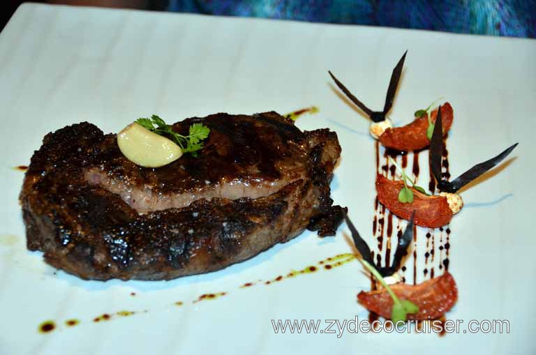 019: Carnival Magic Prime Steakhouse, Prime Ribeye Steak (not on menu)
