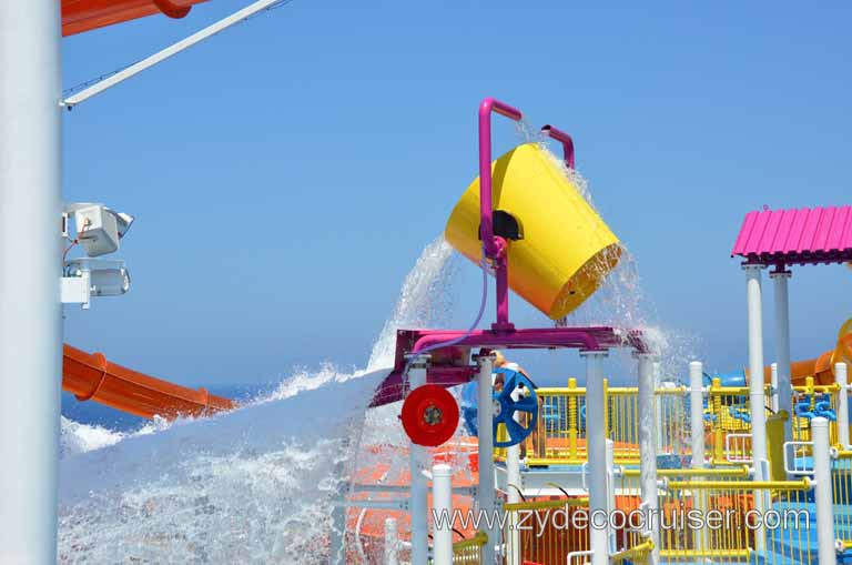 034: Carnival Magic, Mediterranean Cruise, Sea Day 2, Waterworks, Power Drencher, 