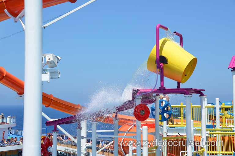 042: Carnival Magic, Mediterranean Cruise, Sea Day 2, Waterworks, Power Drencher, 
