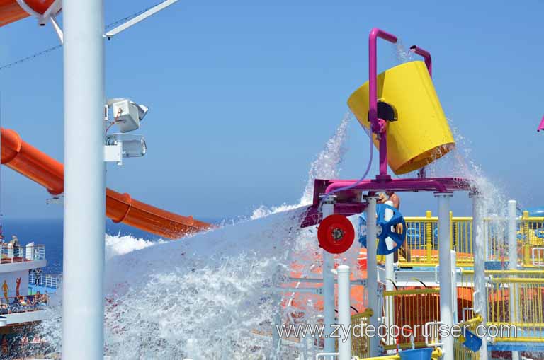 052: Carnival Magic, Mediterranean Cruise, Sea Day 2, Waterworks, Power Drencher, 