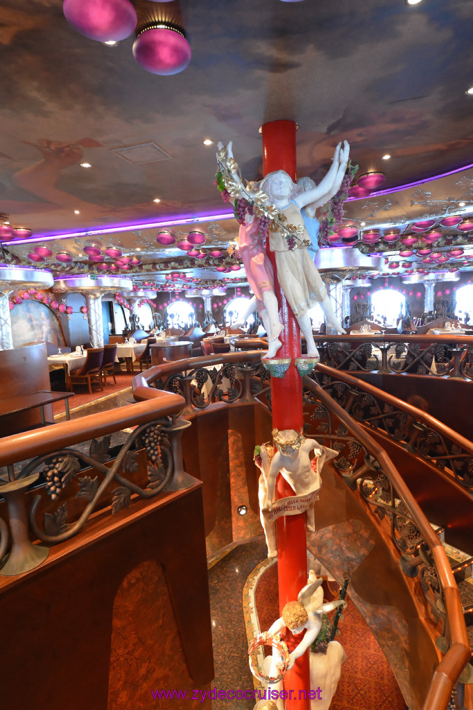 019: Carnival Miracle Alaska Cruise, Fun Day at Sea 1, Bacchus Dining Room, 
