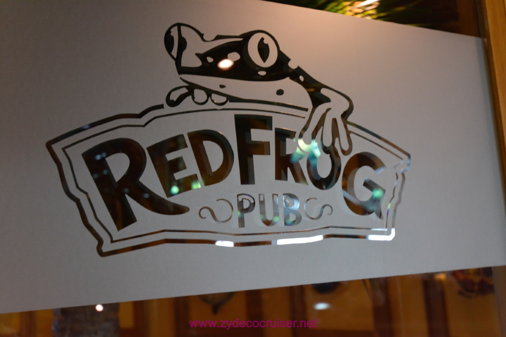 035: Carnival Miracle Alaska Journey Cruise, Sea Day 2, Red Frog Pub