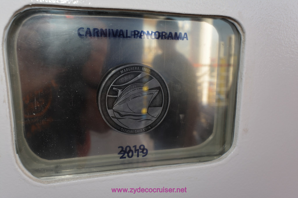 023: Carnival Panorama Inaugural Cruise, Ensenada, Ship Coin