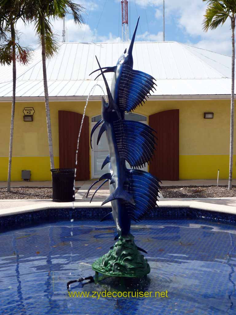 249: Carnival Sensation, Freeport, Bahamas, Fish Fountain