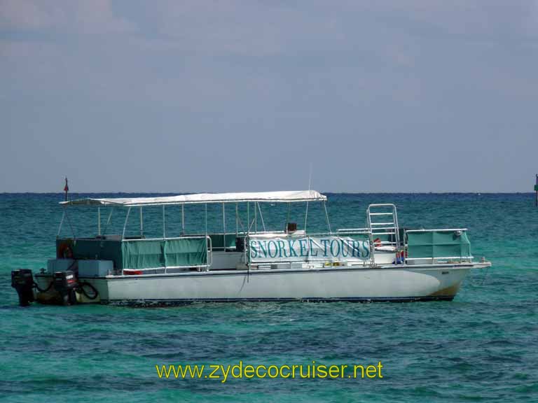 284: Carnival Sensation, Freeport, Bahamas, Snorkel Tour Boat, Our Lucaya
