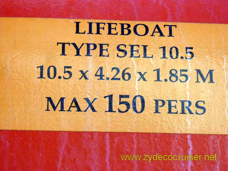 622: Carnival Sensation - Lifeboats