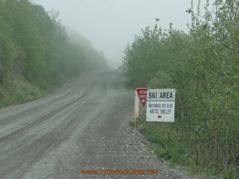 126: Anchorage - Arctic Valley - Getting foggy/cloudy so no point in going farther
