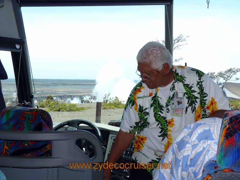 167: Carnival Spirit, Hilo, Hawaii, Hawaii (Hawai'i) Volcanoes National Park,  Bus Driver/Tour Guide