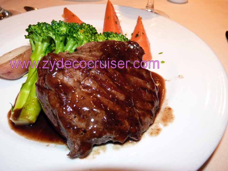 607: Carnival Spirit, Honolulu, Hawaii, Grilled Flat Iron Steak from American Choice Beef