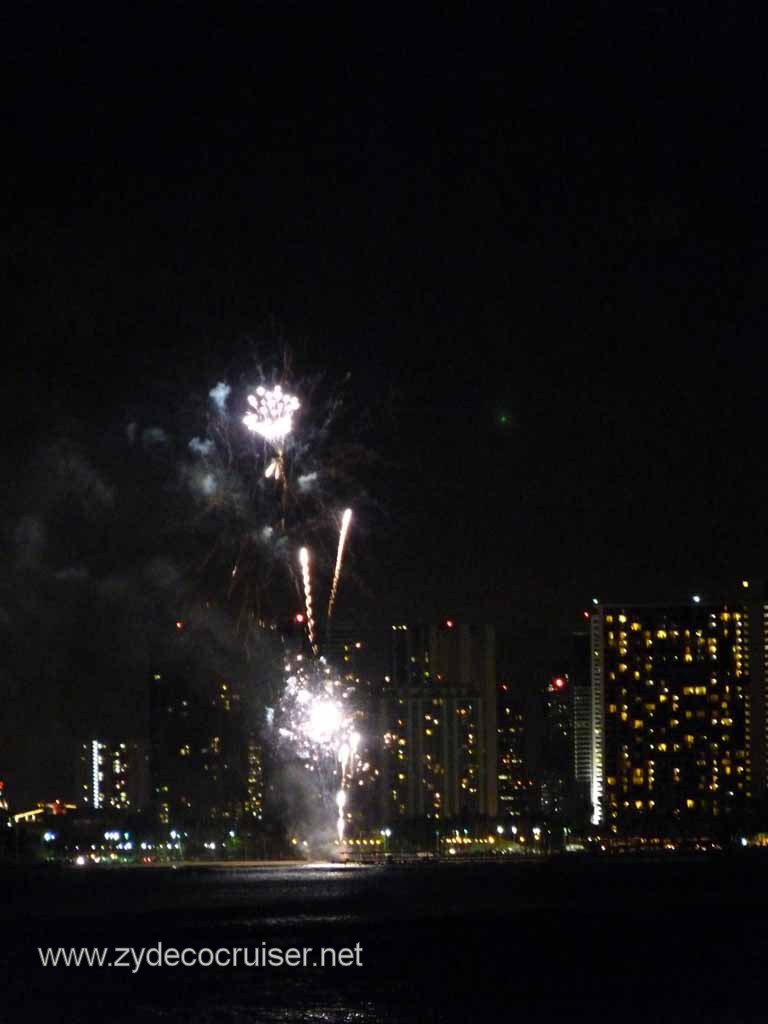 229: Outrigger Canoe Club, Honolulu, Hawaii, Friday Night Waikiki Fireworks