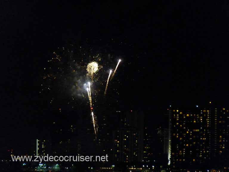 239: Outrigger Canoe Club, Honolulu, Hawaii, Friday Night Waikiki Fireworks