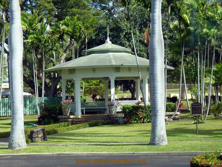 018: Carnival Spirit, Honolulu, Hawaii, Pearl Harbor VIP and Military Bases Tour, Fort Shafter, The Gazebo