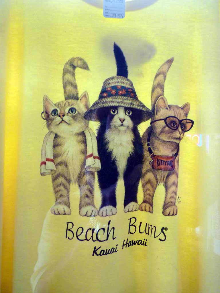 022: Carnival Spirit, Nawiliwili, Kauai, Hawaii, Cat Beach Bums Shirt