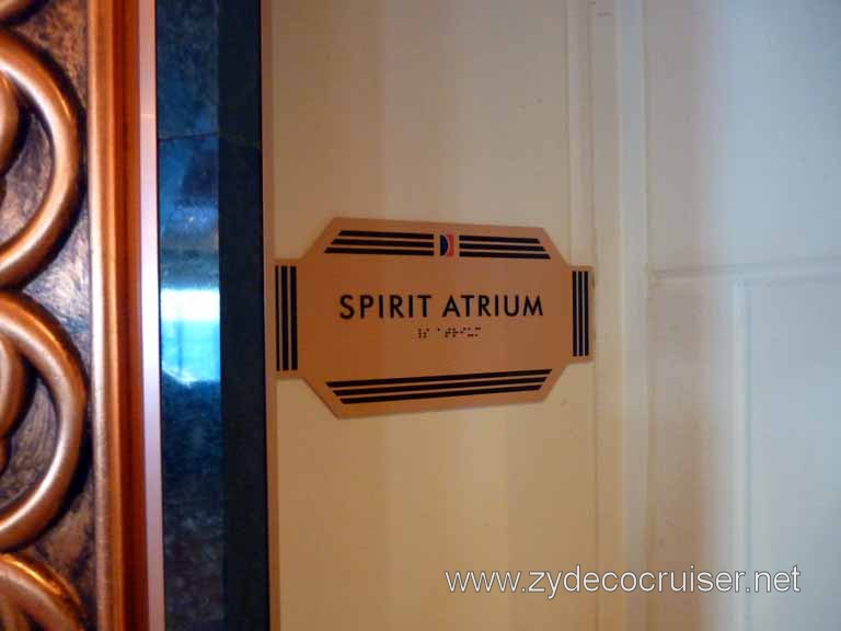 057: Carnival Spirit, Sea Day 3 - Spirit Atrium