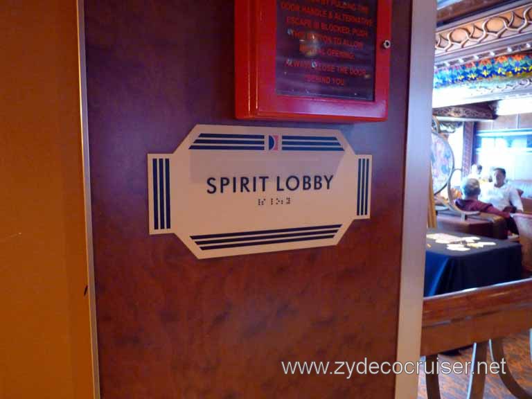 058: Carnival Spirit, Sea Day 3 - Spirit Lobby