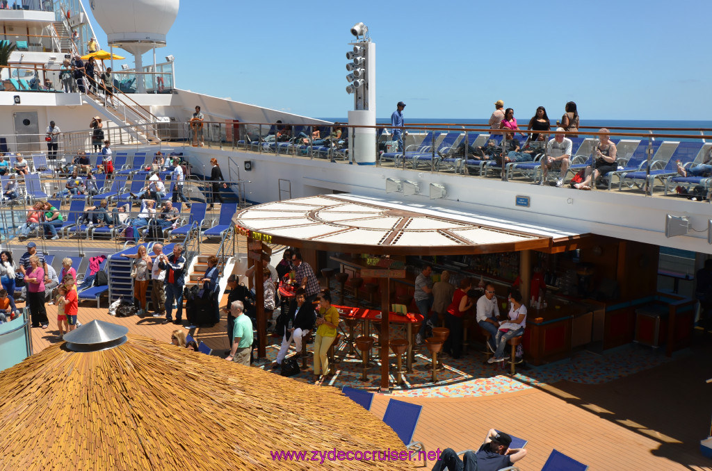 176: Carnival Sunshine Cruise, Barcelona, Embarkation, Lido, RedFrog Rum Bar, 