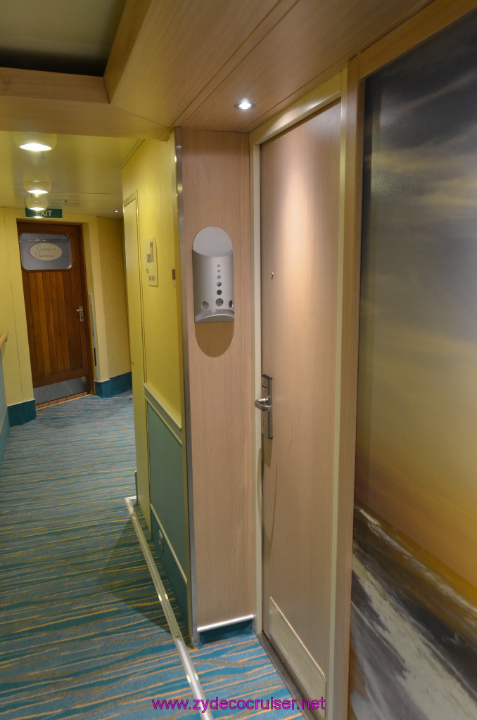 158: Carnival Sunshine Cruise, Marseilles, Some cabins had outside mailboxes, 