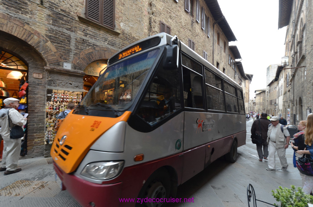263: Carnival Sunshine Cruise, Livorno, San Gimignano, Bus