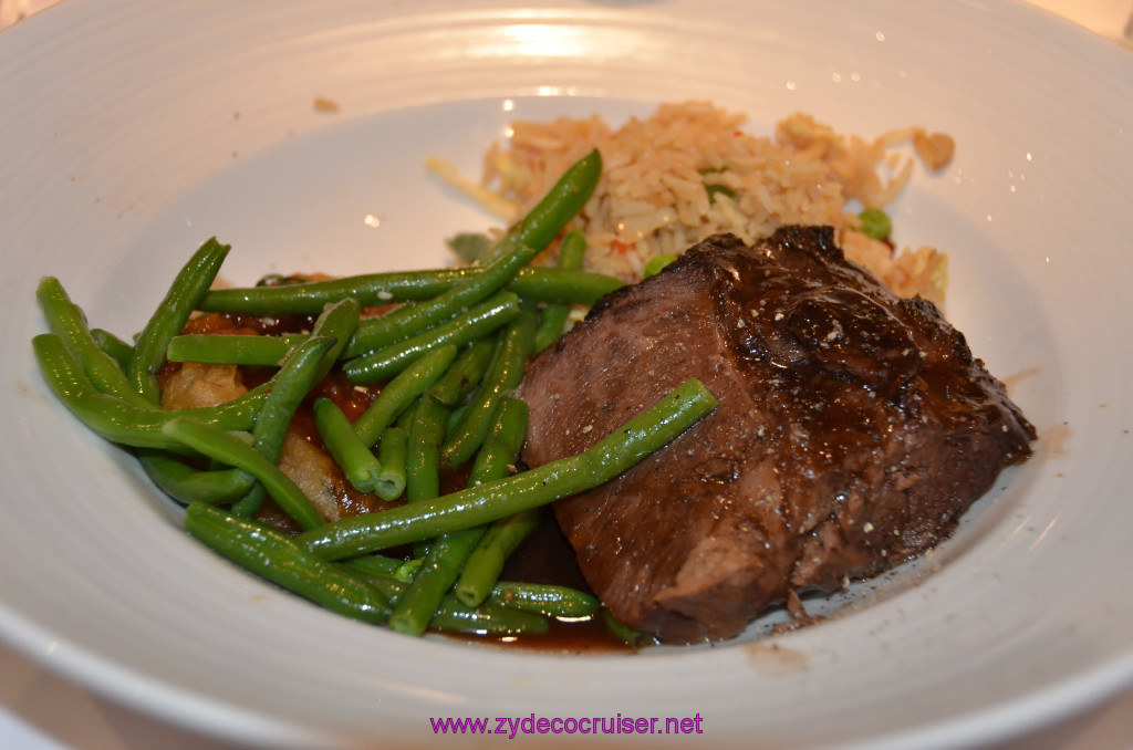 025: Carnival Sunshine, MDR Dinner, Braised Style Short Ribs from Premium American Beef, 