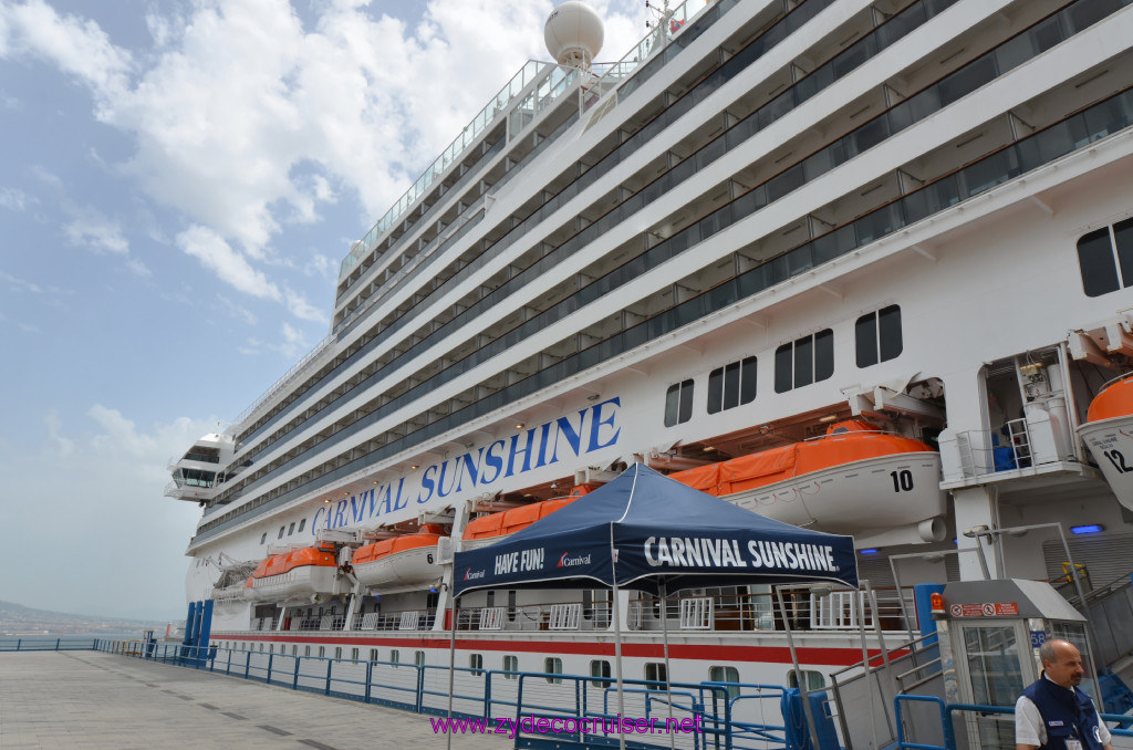 289: Carnival Sunshine Cruise, Naples, Ship, 