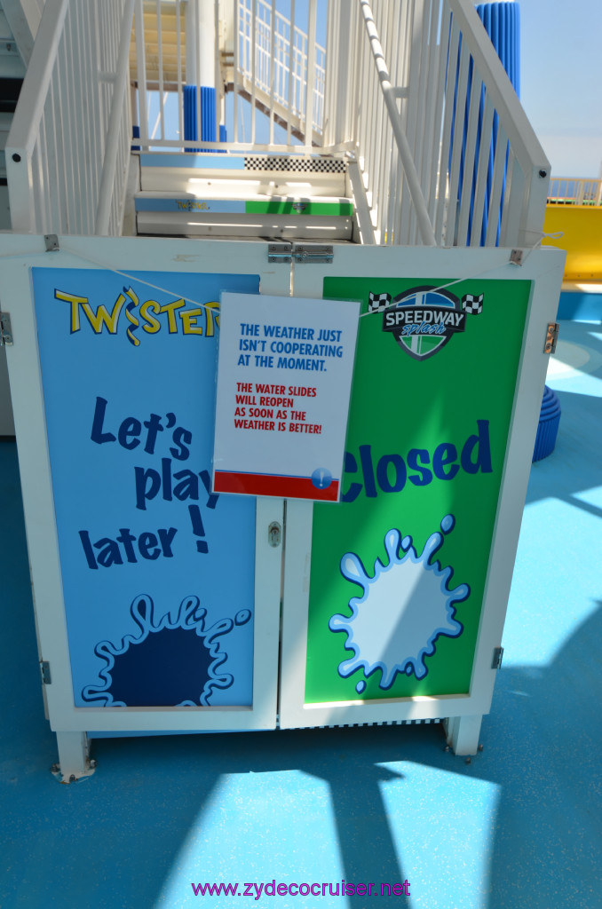 092: Carnival Sunshine Cruise, Fun Day at Sea, Twister and Speedway Waterslides, 