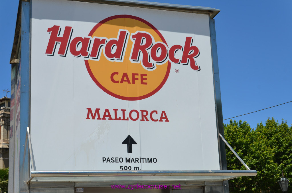 300: Carnival Sunshine Cruise, Mallorca, Hard Rock Cafe, This Way, 